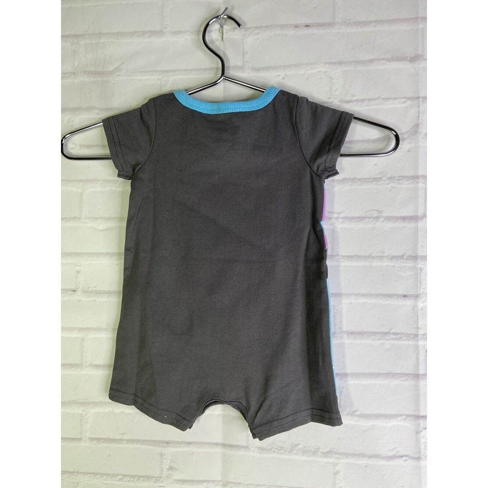 Disney Baby Monsters Inc Sully One Piece Snap Romper Footless Bodysuit 6-9 Month - Picture 2 of 6